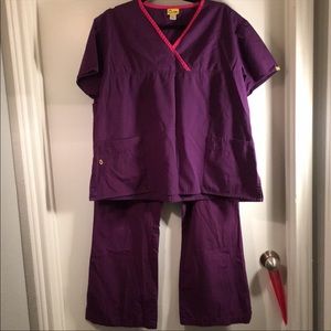 Wonderwink scrub set xl and xl tall